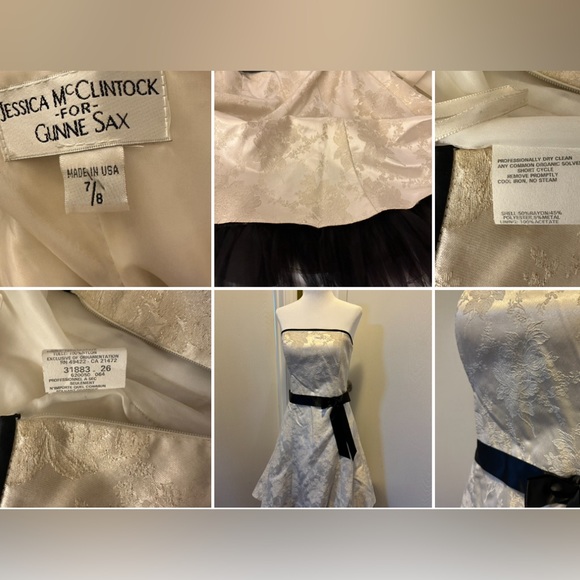 Vintage Jessica McClintock 7/8 - Picture 2 of 7